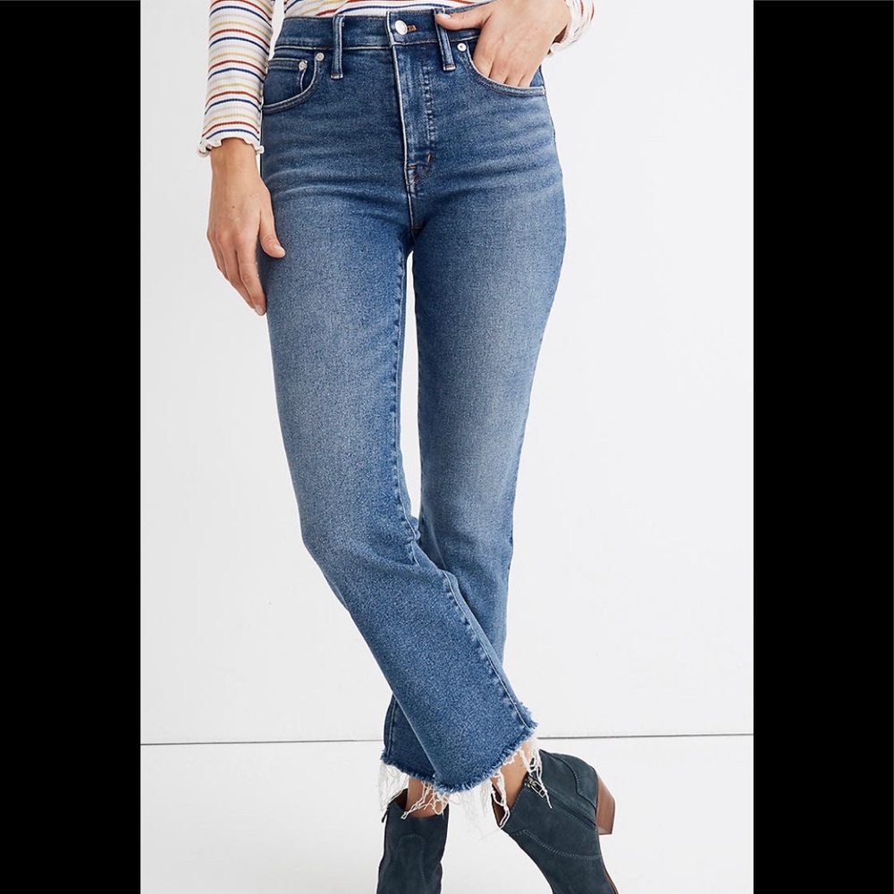 Madewell Cali Demi boot  jeans 34